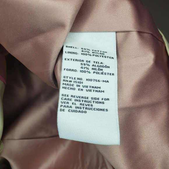 NWT Kate Spade Scalloped Edge Belted Trench Coat - Picture 11 of 16